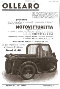 Motovetturetta Ollearo Tipo 1934